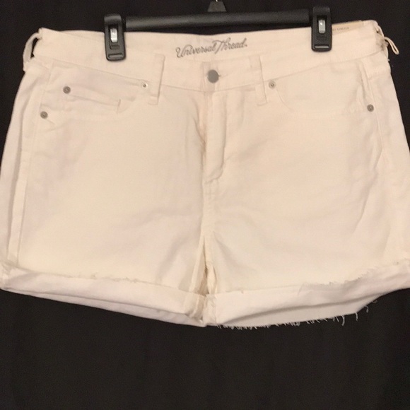 NWT white denim shorts - Picture 1 of 4